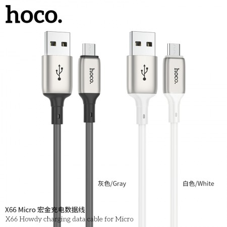 X66 Howdy Charging Data Cable Micro X66 Howdy Charging Data Cable Micro